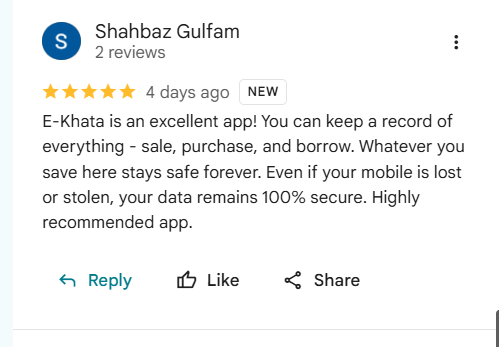 Google review by Shahbaz Gulfam